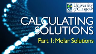 Preparing Solutions  Part 1 Calculating Molar Concentrations [upl. by Arrakat]