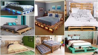 Pallet Bed  30 Beds Made Out Of Waste Wooden Pallets [upl. by Iden104]