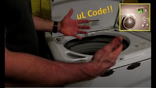 Whirlpool Cabrio Washer uL Code Troubleshooting [upl. by Hcurob]