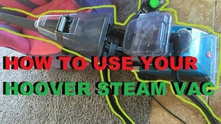 How To Use Your Hoover Steam Vac And Review [upl. by Torey]