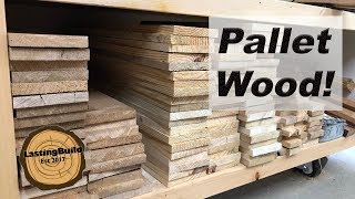 How To Get More Wood from PALLETS  Woodworking [upl. by Cristiona]