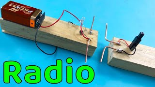 How to make the worlds easiest Radio  Do it yourself at home [upl. by Quincy]