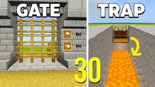 TOP 30 REDSTONE BUILDS That You Can make in Minecraft Bedrock [upl. by Suilenroc]