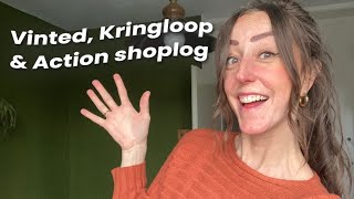 KRINGLOOP amp VINTED SHOPLOG ALLEMAAL LEKKER ETEN amp ACTION SHOPLOG 150  Zeg Maar Mich [upl. by Mcmurry]