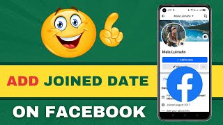 How To Add Joined Date On Facebook New update [upl. by Dwinnell415]