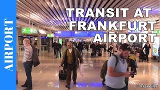 TRANSIT WALK AT FRANKFURT Airport FRA Terminal 1  Connection Flight Transfer Arriving amp Departing [upl. by Feodor]