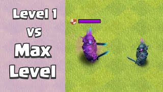 Level 1 Troops VS Max Level Troops  Clash of Clans [upl. by Chelton]