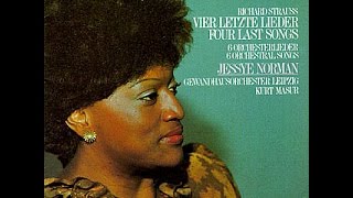 Richard Strauss Vier letzte Lieder Jessye Norman Kurt Masur [upl. by Eignav]