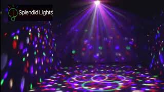 3W LED MultiColor Disco Ball Stage Light Show [upl. by Viddah]