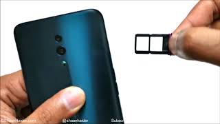 OPPO Reno  How to Insert SIM Cards [upl. by Tihor856]