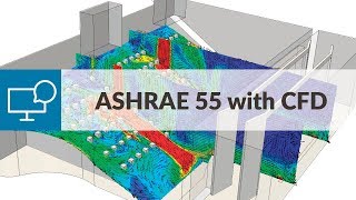 Indoor Climate and Thermal Comfort Assessment for ASHRAE 55 with CFD [upl. by Glennie]