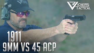 1911  9mm vs 45 ACP [upl. by Sarchet]