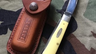 Case Knives Leather Trapper Sheath Review [upl. by Fillbert683]