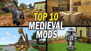 Top 10 Best Minecraft Medieval Mods [upl. by Enomal91]