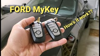 MUSTANG GT MyKEY SET amp RESET HOW DOES IT WORK [upl. by Jayson562]