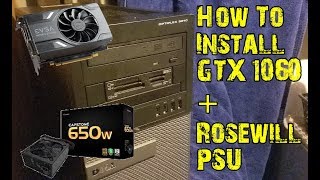 Dell Optiplex 9010 MT How To Install EVGA GTX 1060 SC amp Power Supply Tutorial Gaming Upgrade 2 [upl. by Nirrak920]