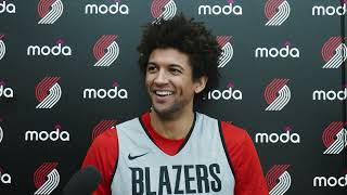 Matisse Thybulle Media Availability  Portland Trail Blazers [upl. by Ahseihs]