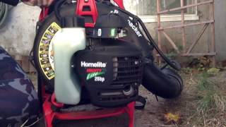 Homelite Backpacker leaf blower issue [upl. by O'Doneven996]