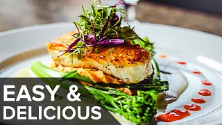 Pan Seared Chilean Sea Bass  Learn How to Cook This Easy amp Delicious Recipe [upl. by Anahoj513]