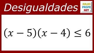 DESIGUALDADES CUADRÁTICAS  Ejercicio 3 [upl. by Jase]