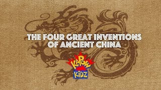 4 Great Inventions of Ancient China [upl. by Anilosi]