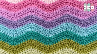 How to Crochet the Ripple Stitch [upl. by Enilesoj11]