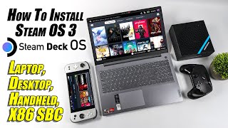 How To Install Steam Deck OS on Any Laptop Desktop Or HandHeld Its Pretty Awesome [upl. by Llerraf597]