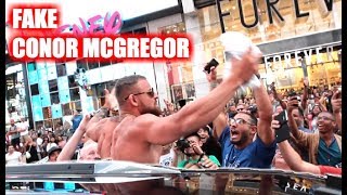 Fake Conor McGregor Pranks New York City [upl. by Assenna]