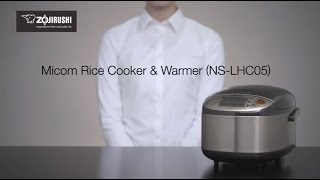 Zojirushi Micom Rice Cooker amp Warmer NSLHC05 [upl. by Notlef668]