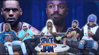 MICHAEL JORDAN IN SPACE JAM 2 NEW LEGACY REACTION [upl. by Esidnak]