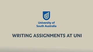 Study Help Writing Assignments at Uni [upl. by Ehlke]