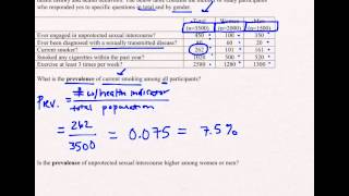 Prevalence Video Example [upl. by Harper]