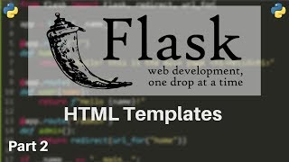 Flask Tutorial 2  HTML Templates [upl. by Trebornhoj]