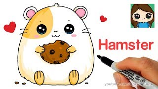 How to Draw a Hamster Super Easy [upl. by Turro]