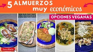 5 Almuerzos MUY económicos y rendidores  Cocina de Addy [upl. by Yenahpets]