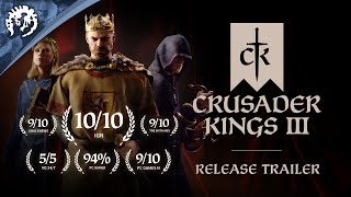 Crusader Kings III  Release Trailer [upl. by Aidile]