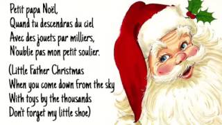 Petit Papa Noël lyrics wEnglish sub  Josh Groban [upl. by Grubb]