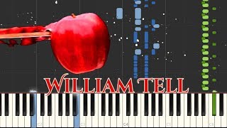 William Tell Overture  Finale  Gioachino Rossini Piano Tutorial Synthesia [upl. by Ayenet]