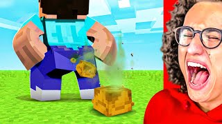 Minecraft YOU LAUGH  DESTROY ALL DIAMONDS Challenge [upl. by Mccartan]