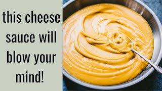 NUTFREE VEGAN CHEESE SAUCE  1 sauce 3 recipes [upl. by Ecyt]