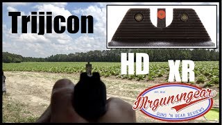 Trijicon HD XR Tritium Night Sights Review HD [upl. by Merriott]