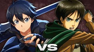 Eren vs Kirito Épicas Batallas de Rap del Frikismo  Keyblade [upl. by Emmalynn]