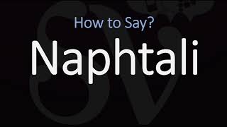 How to Pronounce Naphtali CORRECTLY [upl. by Huntington]