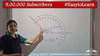 Drawing and Measuring Angles using Protractor  Basic Geometry  Class 7  CBSE  NCERT  ICSE [upl. by Meil]