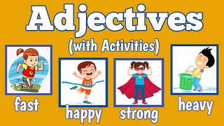 Recognizing Adjectives with Activities [upl. by Are]