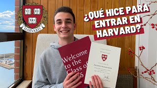 ¿QUÉ HICE PARA ENTRAR EN HARVARD  Proceso de admisión estudiar en universidad de Estados Unidos [upl. by Horwath]