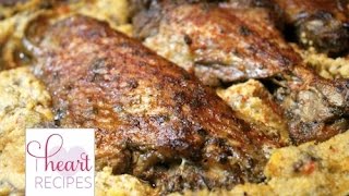 Baked Turkey Wings Recipe  I Heart Recipes [upl. by Jeminah]