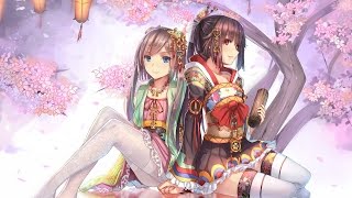 Nightcore  Yume To Hazakura Lyrics 「 Japanese Music 」 [upl. by Foy]