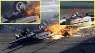 Dan Wheldon Fatal Crash Death Announcement and Salute Live [upl. by Colbert]