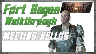 Fallout 4 Fort Hagen Walkthrough GETTING TO KELLOG [upl. by Ahsiekrats450]